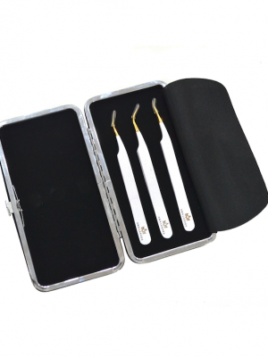 Set 3 Pensete Extensii Gene plus o caseta magnetica AMA Lashes