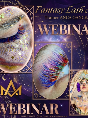 Webinar extensii gene fir cu fir Fantasy Lash Art