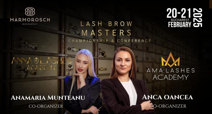 Lash Masters Conference AMA Lashes include o competiție complexă pentru testarea abilităților tehnice.Participanții concurează în categorii precum extensii clasice, volum, mega volum și laminare.Sunt incluse și probe dedicate tehnicilor de microblading și procedurilor PMU avansate.