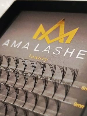 Extensii gene negre premade by AMA Lashes